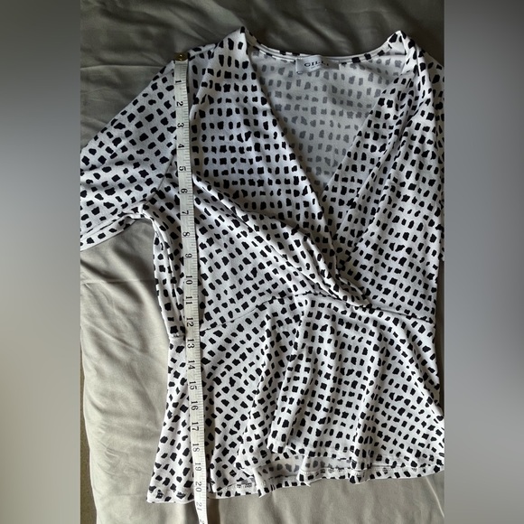 Gilli 3/4 length sleeves blouse size s - Picture 7 of 8